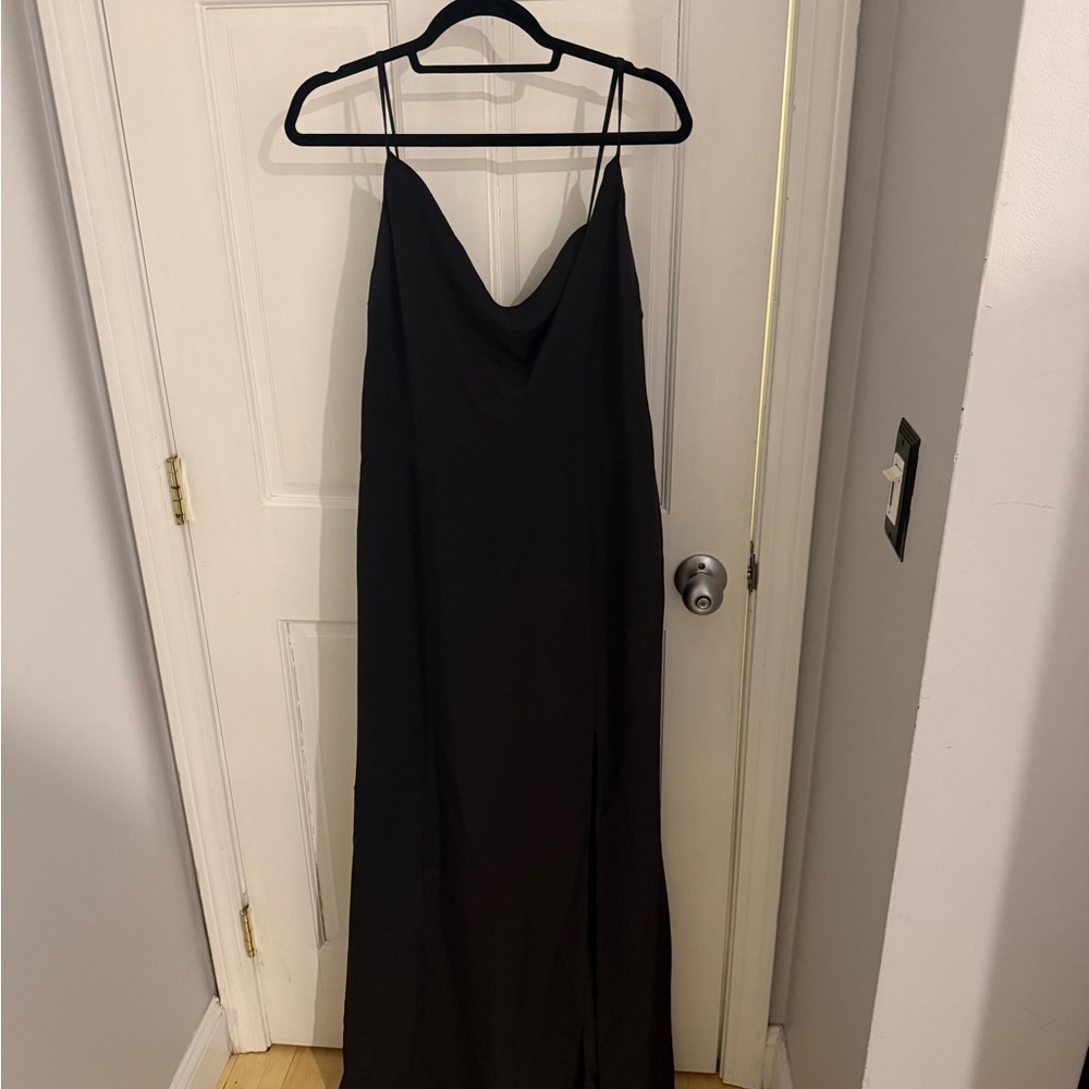Amsale Black Max Dress
